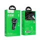 Адаптер автомобильный HOCO Rank dual port car charger Z58A |1USB/1Type-C, 48W/3A, PD30W/QC|