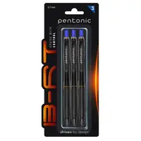 Ручка шариковая автоматическая Pentonic 412189 0.7 мм 3 шт