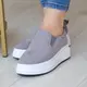 Слипоны женские Fashion Falcon 3175 41 размер 25,5 см Серый