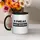 Кружка "Я рибак мені можна", Черный, украинская, Деревянная подарочная коробка с гравировкой, 330 мл