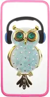 Чохол-накладка TOTO TPU Iphone 6 Plus/6S Plus Owl in Headphones Green