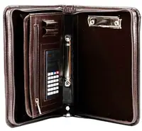 Папка з еко шкіри Amo коричнева Ssbw10 brown