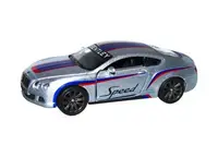 Машинка KINSMART "Bentley Continental GT" (серебристая)