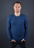 Чоловічий светр синій Туреччина 56183 L