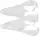Силікон Keitech Noisy Flapper 3-5" (5 шт/уп) к:009 white (1551-12-69)