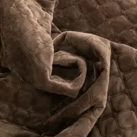 Покрывало двуспальное ТЕП Velour Ромб 4-00516-22404 180х240 см коричневое