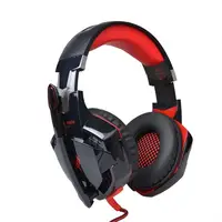Геймерские наушники Kotion Each G2000 Pro Gaming с подсветкой Черно-красный