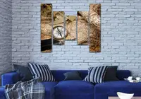 Модульные картины на кухню на Холсте, 95x135 см, (95x25-2/65х25-2/50x25)