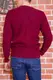 Свитер мужской, цвет бордовый, 161R708