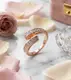 Позолоченное женское кольцо с цирконами код 259 18