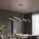 Люстра светодиодная подвесная LED светильник для квартиры на потолок лэд 27013 Золото 25-100х14х120 см.