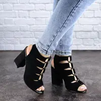 Жіночі босоніжки Fashion Misty 1801 37 розмір 24 см Чорний
