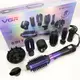 Фен-щетка стайлер VGR 8 в 1 V-488. Цвет: фиолетовый
