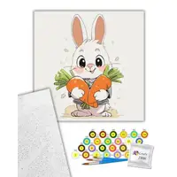 Картина за номерами "Чудовий кролик" 30х30 см
