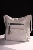 Сумка женская серая код 7-5799