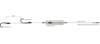 Оснащення для сома MADCAT Adjusta Profi River Rig Worm & Squid S 1.8м 20гр