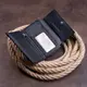 Кошелек горизонтальный женский из двух частей ST Leather 19369 Черный