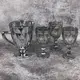 Набор для напитков 7 предметов Зеркальный изумруд графит OLens DV-07204DL/BH-graphite
