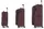 Чемодан Gabol Florida (L) Dark red (123147-037)