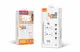 Удлинитель сетевой Ldnio SC4407 |2500W, 2m  EU Plug, 4 USB, 4 Sockets. QC3.0, 3.1A|/8W|