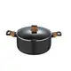 Кастрюля с крышкой Bergner Earth black BG-32037-BK 28 см 6 л черная