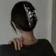 Металлический зажим для волос, заколка-краб Ажур