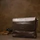 Кожаная мужская сумка GRANDE PELLE 11430 Коричневый