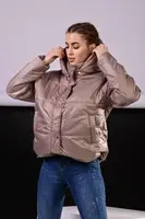 Куртка женская бежевая еврозима код П557