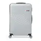 Чемодан большой 4 колеса Ricco Grande T1ABS600silver-XL