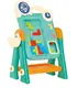 Мольберт детский Fan Wingda Toys, тетрис, озвучивание на английском, мелодии, подсветки, фломастеры. Green and orange (149498)