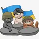Картина по номерам "Пушистая оборона" ©art.irina.pass Идейка KHO4389 30х30 см