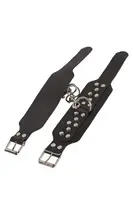 Окови Leather Leg Cuffs, Black