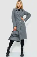 Пальто женское, цвет серый, 186R290