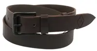 Мужской кожаный ремень под джинсы Skipper 1094-38 коричневый 3,8 см