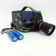 Фонарь налобный BL-A8-P50, 2 аккумулятора 18650, zoom, ЗУ microUSB