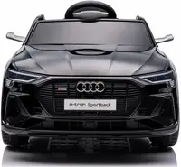 Детский электромобиль Audi e-tron 12V чорний с пультом управления Diego