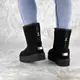 Женские замшевые угги Fashion Kanga 1401 37 размер 23,5 см Черный