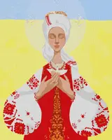 Картина по номерам KHO4910 Мать-Украина ©Katya Dudnik, 40х50см Идейка