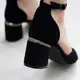 Женские босоножки Fashion Jacee 2718 37 размер 24,5 см Черный
