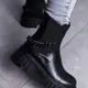 Ботинки женские Fashion Leith 3463 40 размер 25,5 см Черный