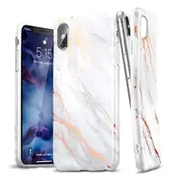 Чохол ESR для iPhone XS/X Marble Slim, Gray Gold (4894240056721)