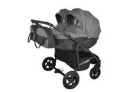 Детская коляска 2 в 1 Angelina Discovery Duo серая DDuo-21