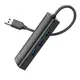 Переходник HOCO Easy safety 4-in-1 Gigabit Ethernet Adapter HB42 |USB to USB3.0x3+RJ45||L=0.2M|