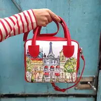 Сумка женская Kitto Париж 25x20x9 см (SKI_20F008_KR)