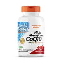 Натуральная добавка Doctor's Best CoQ10 BioPerine 100 mg, 360 вегакапсул