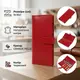 Кожаное женское портмоне GRANDE PELLE 11516 Красный