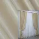 Комплект (2шт.1х2,7м) готовых штор, лён-софт, коллекция "Парма". Цвет кремовый. Код 1042ш 31-724