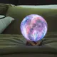 Настольный RGB светильник ночник Луна 3D Moon Night 15см