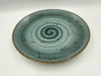 Тарелка подставная TULU spiral-grey-blu-26 26 см серая