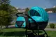 Детская коляска 2 в 1 Angelina Discovery Evolution бирюзовая DE-27